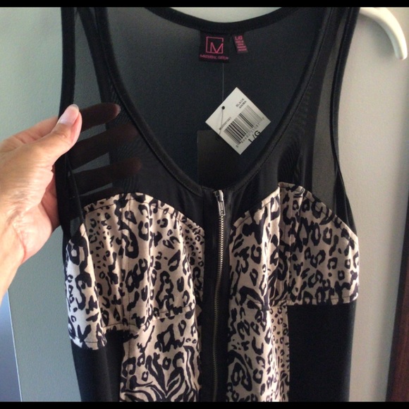 Material Girl Animal Print Dress - Picture 2 of 7
